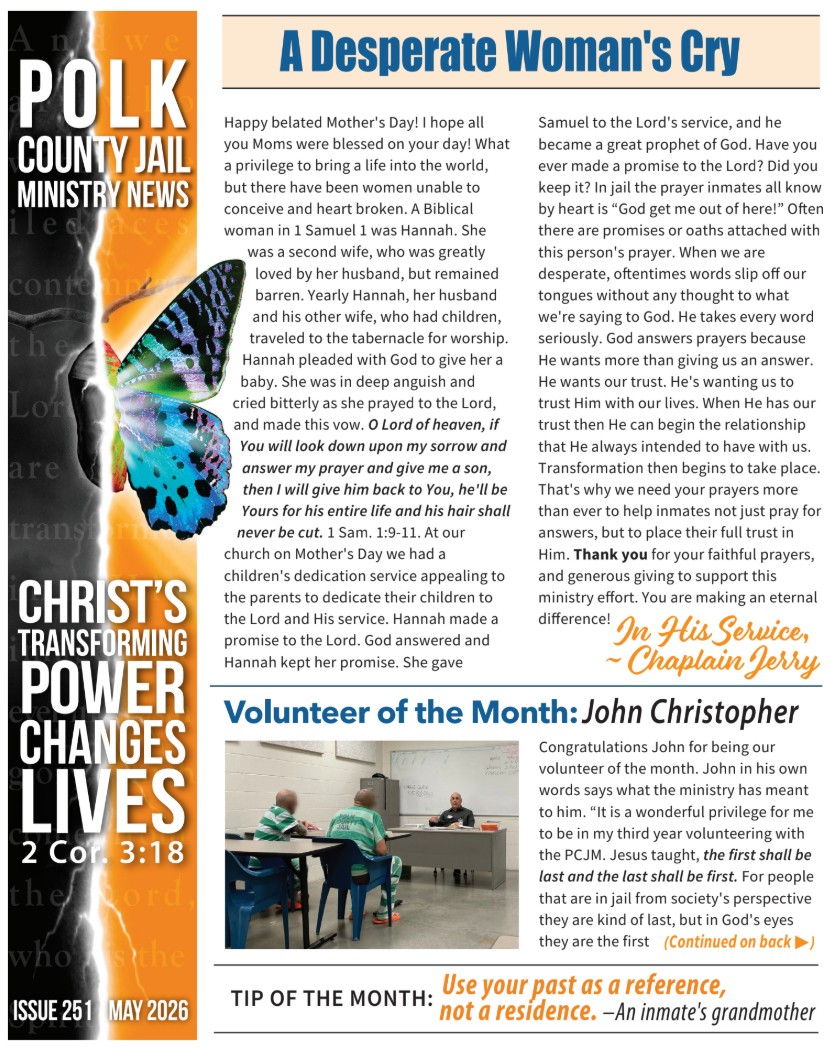 May 2026 Newsletter Snip October 2024 Newsletter